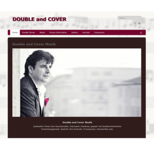 Referenz Website Double and Cover Mathias Wieczorek